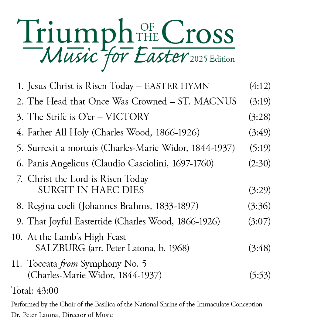 Easter CD List 2025