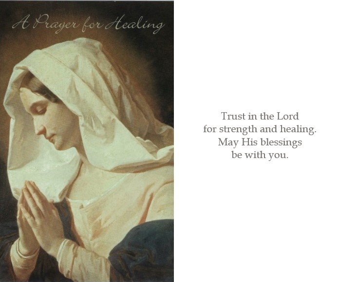 Prayer for Healing Card