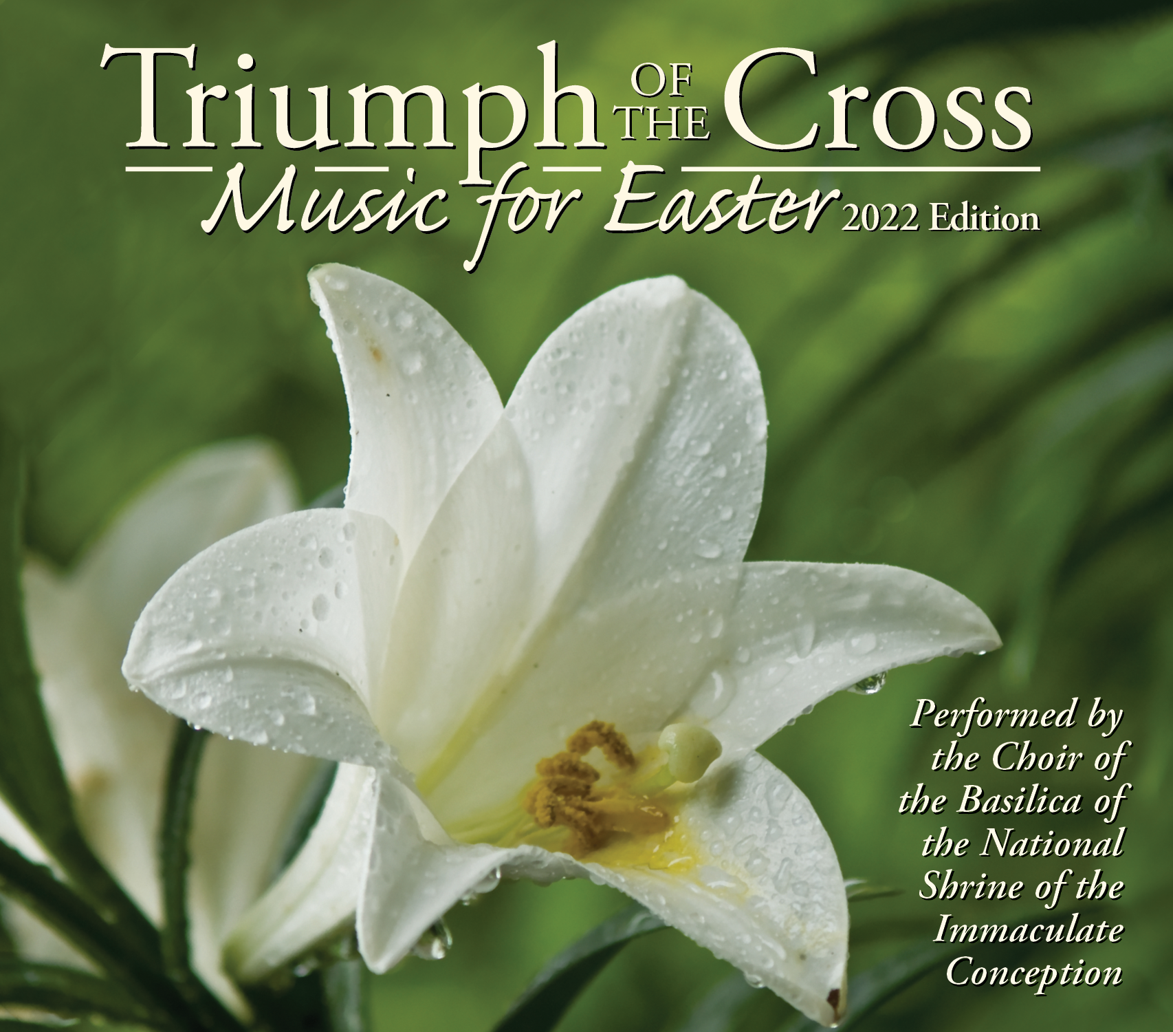 2022 Easter CD Cover and Song List